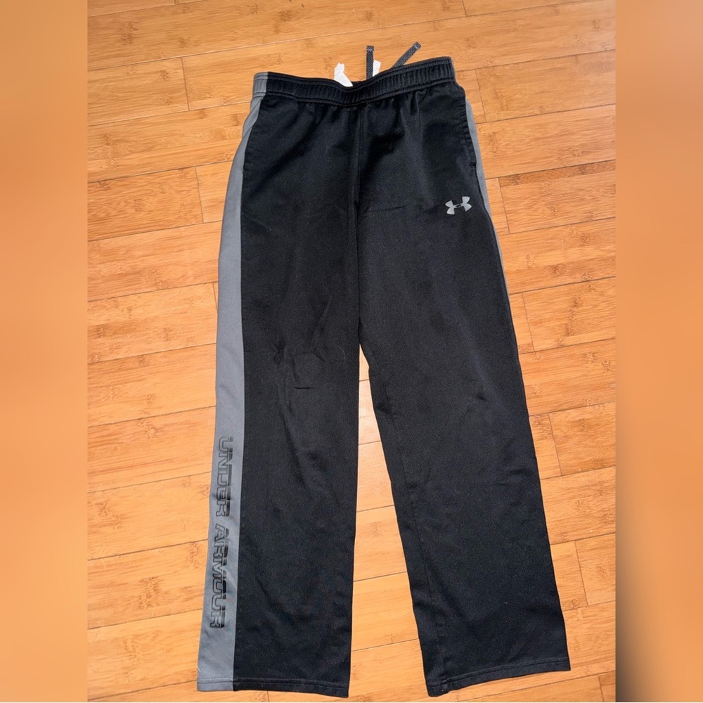 Under Armour Kids Black and Gray sweatpants